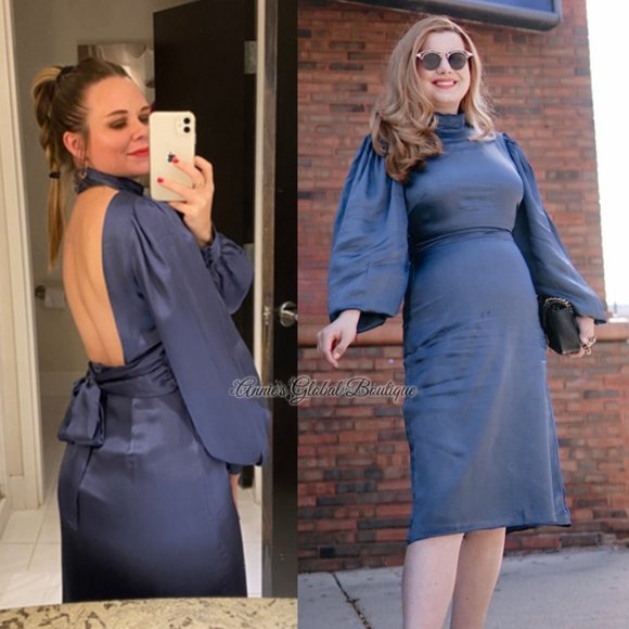 RARE NWT ANTHROPOLOGIE HUTCH Open-Back Midi Dress. Halter Neck. Size 2 - Picture 4 of 16